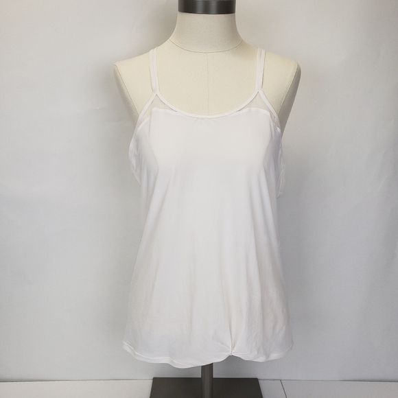 Lululemon Shear Lightness Tank White Strappy Ultra Light size 6 - Picture 2 of 9